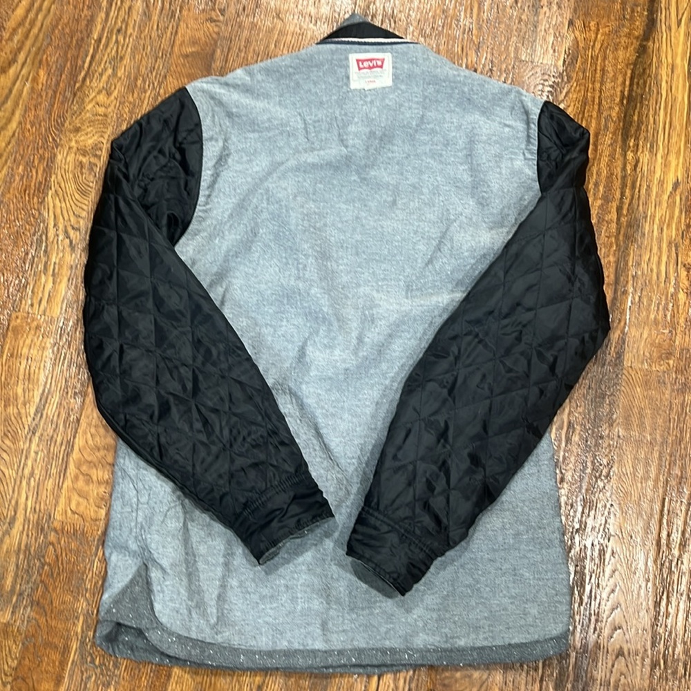 Levi’s Flannel Button Down Shirt/Shacket Gray Ful… - image 8